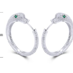 SE24311, Ladies' Moissanite Ring, S925, Rhodium Plated, White, 10.28g