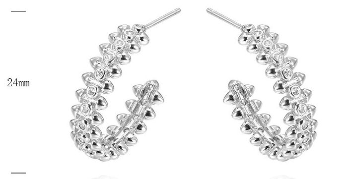 SE40075, Ladies' Moissanite Ring, S925, Rhodium Plated, White, 7.29g