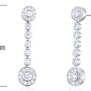 SE25355, Ladies' Moissanite Ring, S925, Rhodium Plated, White, 3.18g