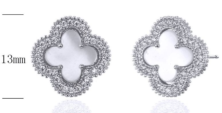 SE26958, Ladies' Moissanite Ring, S925, Rhodium Plated, White, 2.51g