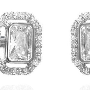 SE39369, Ladies' Moissanite Ring, S925, Rhodium Plated, White, 2.3g