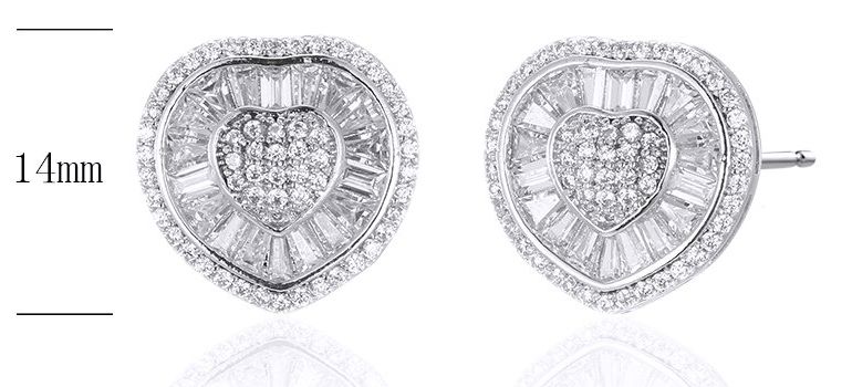 SE22222, Ladies' Moissanite Ring, S925, Rhodium Plated, White, 3.63g