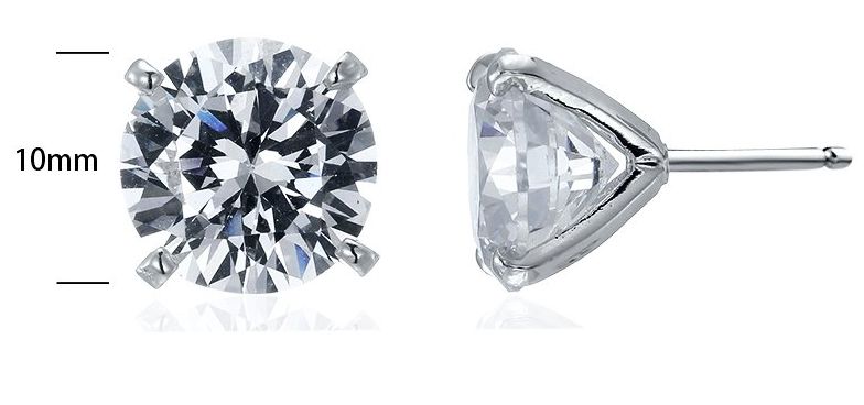 SE14915, Ladies' Moissanite Ring, S925, Rhodium Plated, White, 3.75g