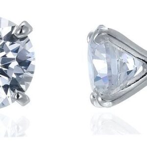 SE14912, Ladies' Moissanite Ring, S925, Rhodium Plated, White, 1.57g