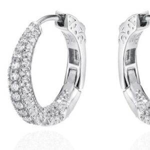 SE33588, Ladies' Moissanite Ring, S925, Rhodium Plated, White, 4.91g