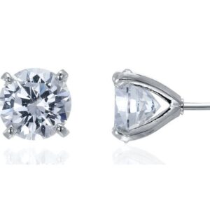 SE14913, Ladies' Moissanite Ring, S925, Rhodium Plated, White, 2.24g