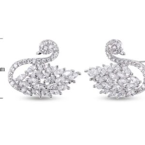 SE19234, Ladies' Moissanite Ring, S925, Rhodium Plated, White, 3.6g