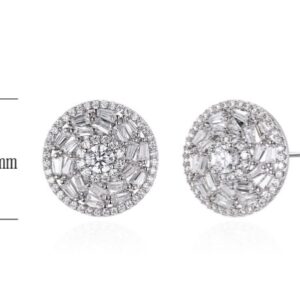 SE20842, Ladies' Moissanite Ring, S925, Rhodium Plated, White, 4.63g