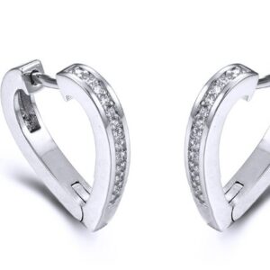SE27783, Ladies' Moissanite Ring, S925, Rhodium Plated, White, 3.55g