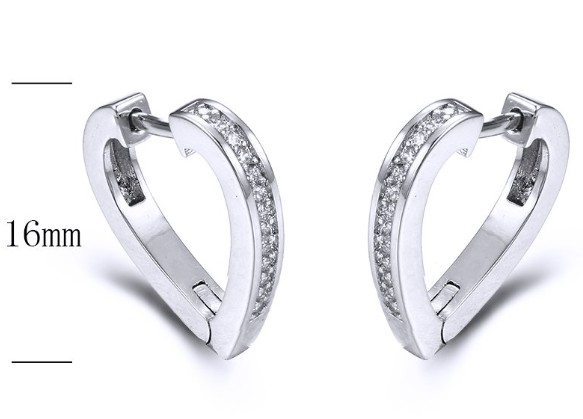 SE27783, Ladies' Moissanite Ring, S925, Rhodium Plated, White, 3.55g