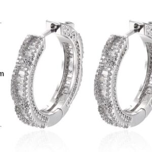 SE30371, Ladies' Moissanite Ring, S925, Rhodium Plated, White, 10.52g