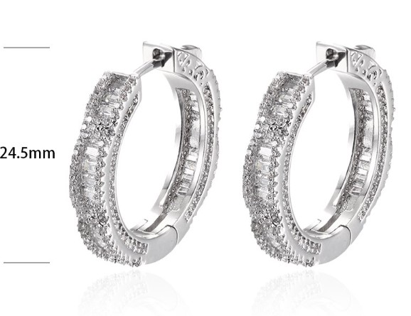 SE30371, Ladies' Moissanite Ring, S925, Rhodium Plated, White, 10.52g