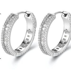 SE20043, Ladies' Moissanite Ring, S925, Rhodium Plated, White, 5.73g