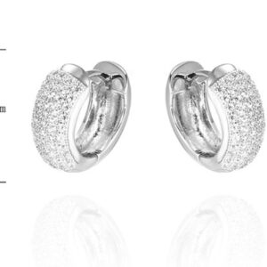 SE36657, Ladies' Moissanite Ring, S925, Rhodium Plated, White, 3.74g