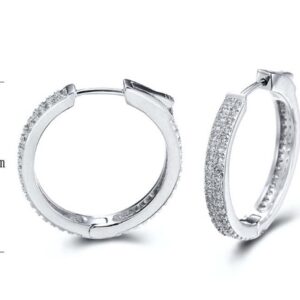 SE14737, Ladies' Moissanite Ring, S925, Rhodium Plated, White, 5.13g