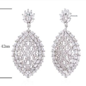 SE20102, Ladies' Moissanite Ring, S925, Rhodium Plated, White, 10.09g
