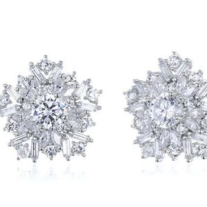 SE21088, Ladies' Moissanite Ring, S925, Rhodium Plated, White, 4.77g