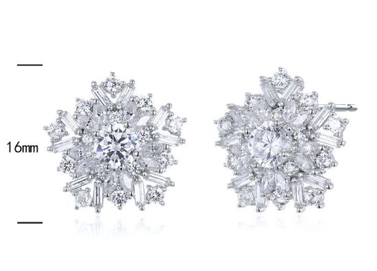 SE21088, Ladies' Moissanite Ring, S925, Rhodium Plated, White, 4.77g