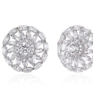SE20840, Ladies' Moissanite Ring, S925, Rhodium Plated, White, 3.71g