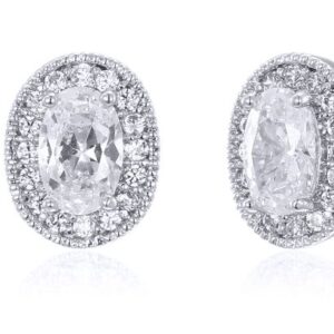 SE21646, Ladies' Moissanite Ring, S925, Rhodium Plated, White, 1.94g