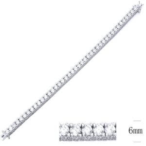 SB09679, Ladies' Moissanite Ring, S925, Rhodium Plated, White, 25.74g