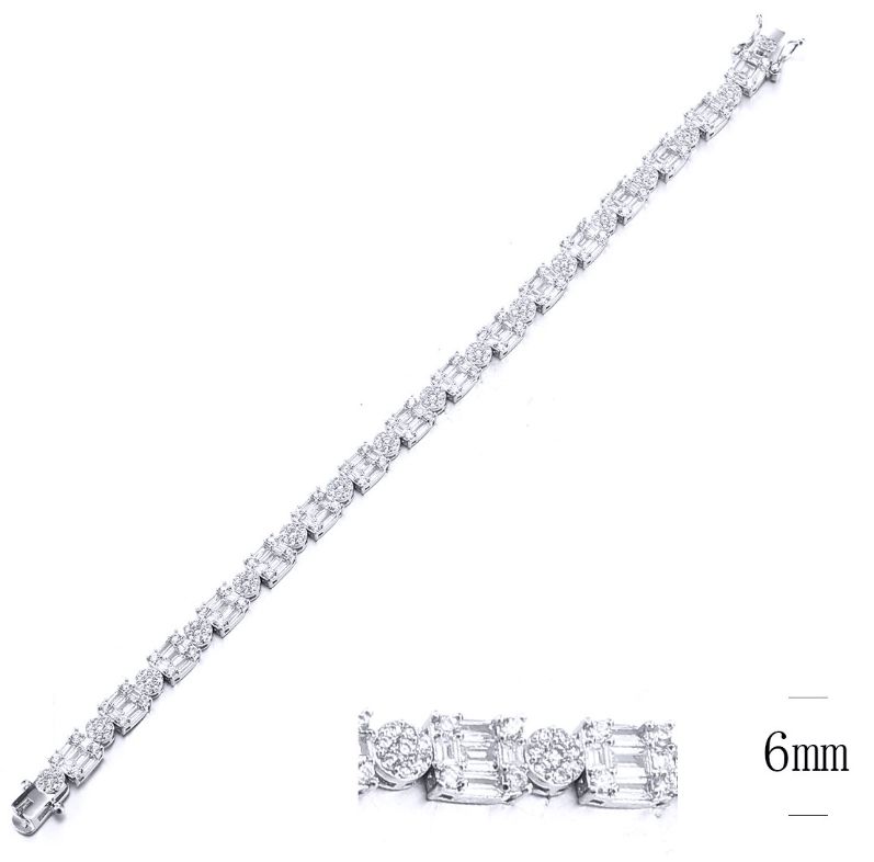 SB10278, Ladies' Moissanite Ring, S925, Rhodium Plated, White, 11.19g