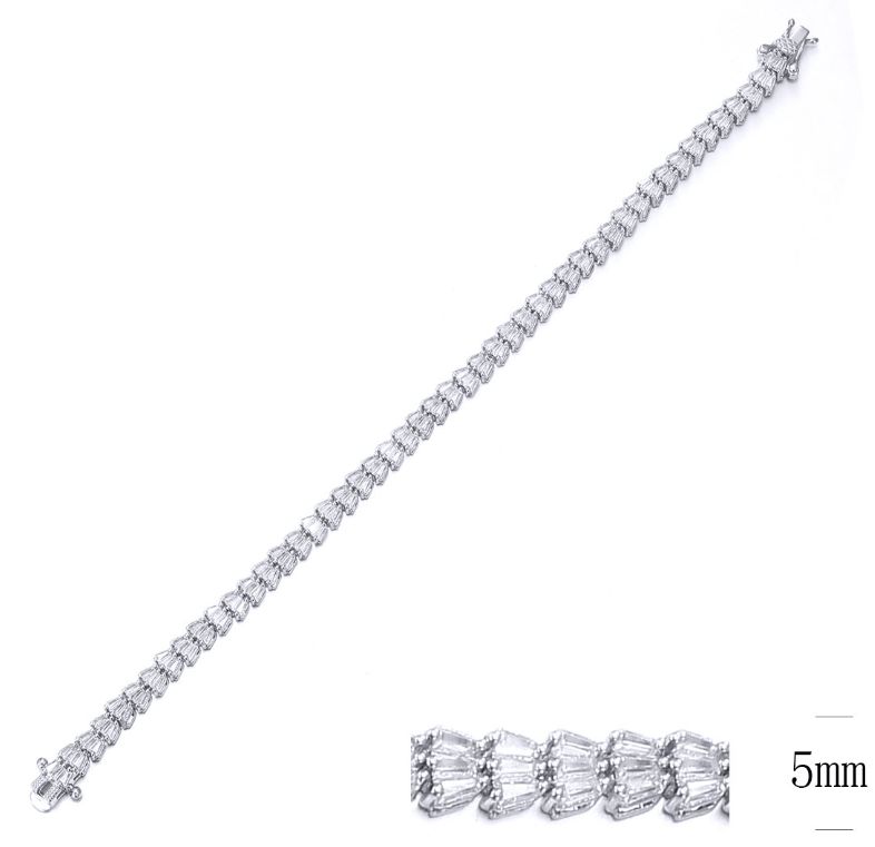 SB09751, Ladies' Moissanite Ring, S925, Rhodium Plated, White, 10.54g