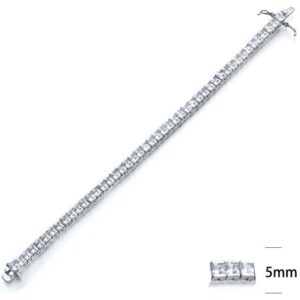 SB01780, Ladies' Moissanite Ring, S925, Rhodium Plated, White, 16.4g