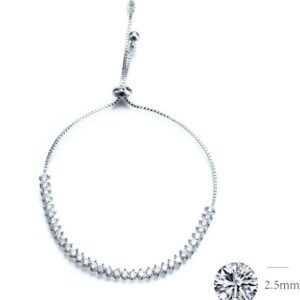 SB06458, Ladies' Moissanite Ring, S925, Rhodium Plated, White, 9.26g