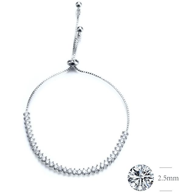 SB06458, Ladies' Moissanite Ring, S925, Rhodium Plated, White, 9.26g