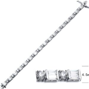 SB02846, Ladies' Moissanite Ring, S925, Rhodium Plated, White, 13.2g