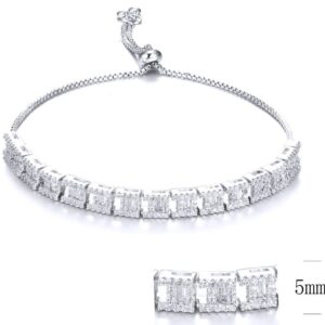 SB09709, Ladies' Moissanite Ring, S925, Rhodium Plated, White, 8.76g