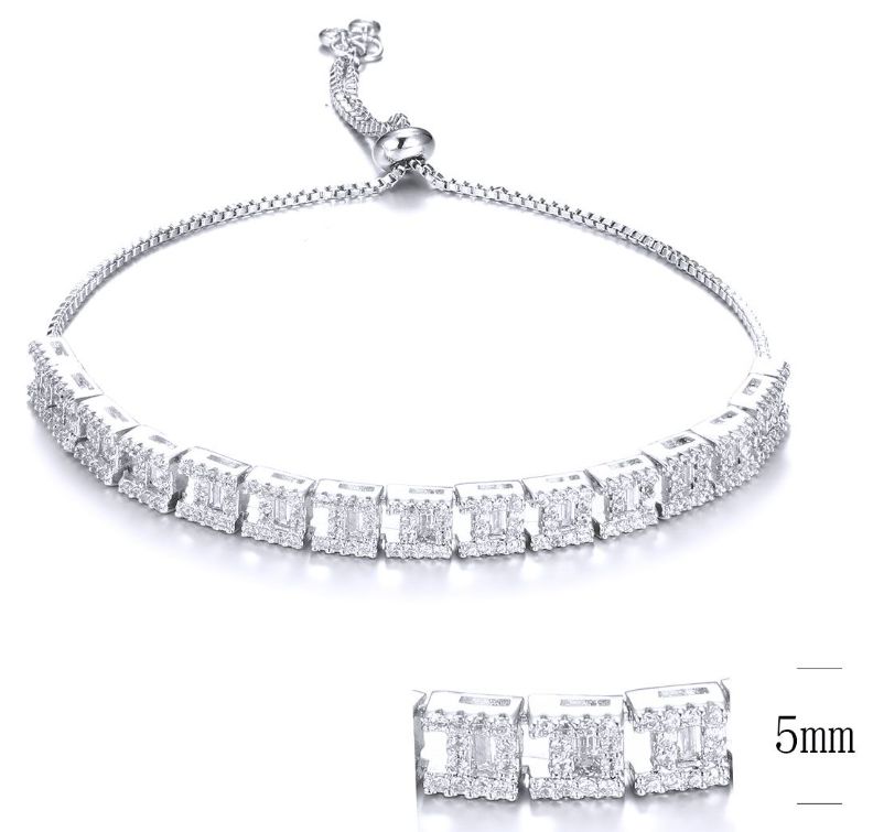 SB09709, Ladies' Moissanite Ring, S925, Rhodium Plated, White, 8.76g