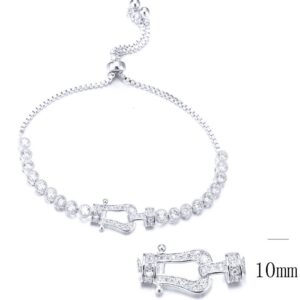 SB09970, Ladies' Moissanite Ring, S925, Rhodium Plated, White, 9.16g