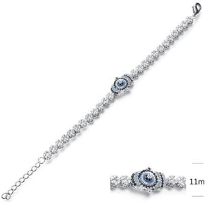SB08722-C, Ladies' Moissanite Ring, S925, Rhodium + Black Rhodium Plated, Silver, 6.7g