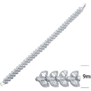 SB07188, Ladies' Moissanite Ring, S925, Rhodium Plated, White, 11.91g