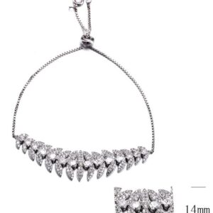 SB09222, Ladies' Moissanite Ring, S925, Rhodium Plated, White, 9.6g