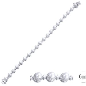 SB09924, Ladies' Moissanite Ring, S925, Rhodium Plated, White, 11.24g
