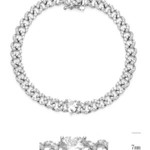 SB15116, Ladies' Moissanite Ring, S925, Rhodium Plated, White, 14.5g