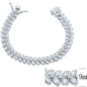 SB08440, Ladies' Moissanite Ring, S925, Rhodium Plated, White, 17.91g