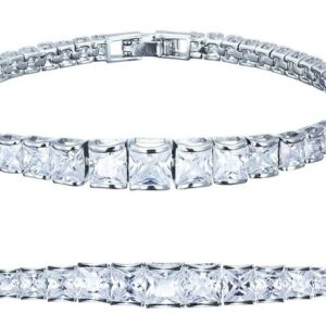 SB06902, Ladies' Moissanite Ring, S925, Rhodium Plated, White, 15.06g