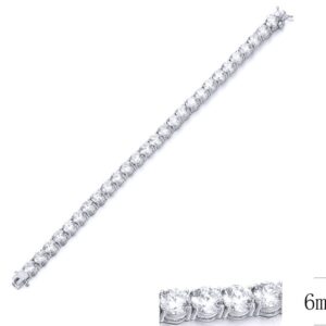 SB09677, Ladies' Moissanite Ring, S925, Rhodium Plated, White, 22.49g