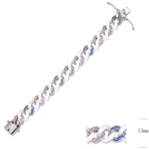 SB15387, Ladies' Moissanite Ring, S925, Rhodium Plated, White, 40.8g