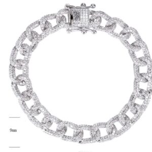 SB14619, Ladies' Moissanite Ring, S925, Rhodium Plated, White, 24.75g
