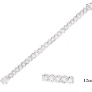 SB13913, Ladies' Moissanite Ring, S925, Rhodium Plated, White, 30.83g