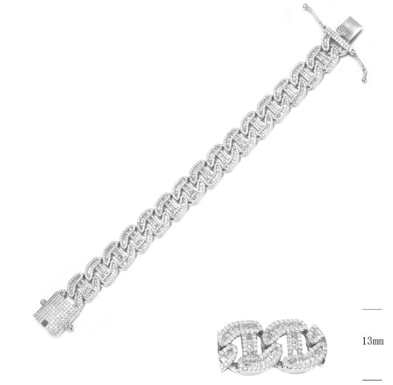 SB15112, Ladies' Moissanite Ring, S925, Rhodium Plated, White, 29.45g