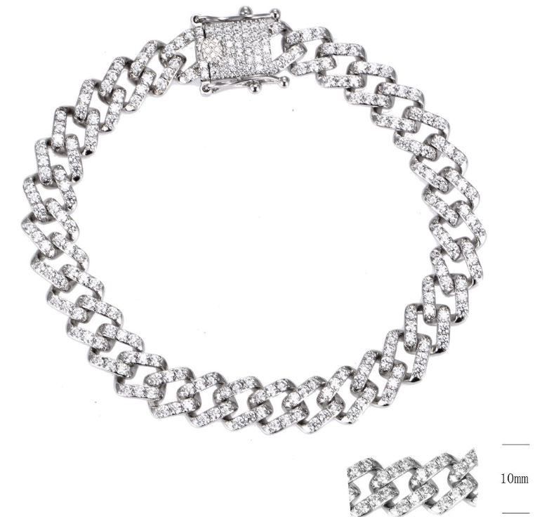 SB14441, Ladies' Moissanite Ring, S925, Rhodium Plated, White, 26.63g
