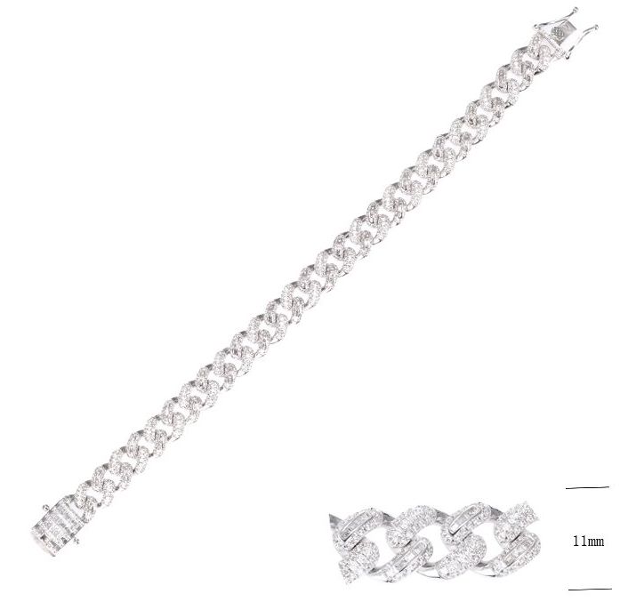 SB14387, Ladies' Moissanite Ring, S925, Rhodium Plated, White, 29.48g