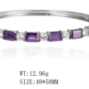 SB06385, Ladies' Moissanite Ring, S925, Rhodium Plated, White, 7.12g