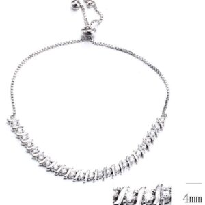 SB04508, Ladies' Moissanite Ring, S925, Rhodium Plated, White, 11.9g